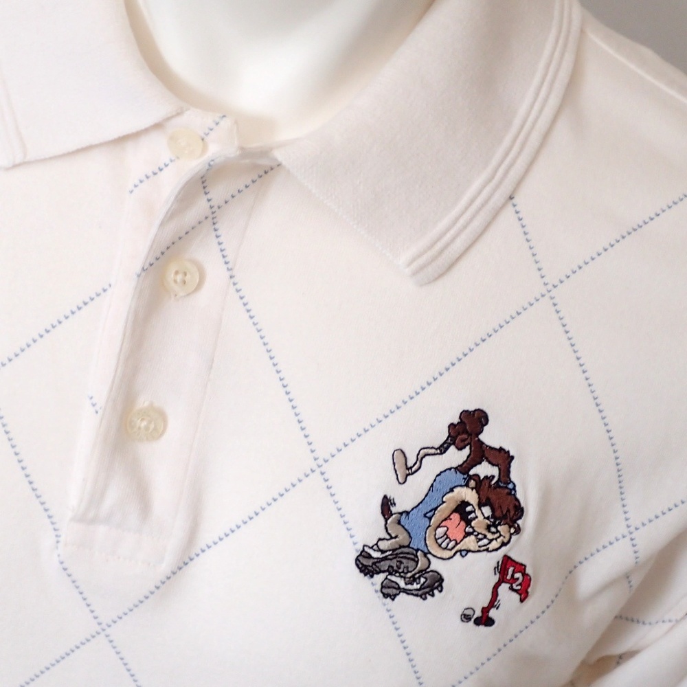 WARNER BROS Tasmanian Devil Fun Polo Golf Shirt